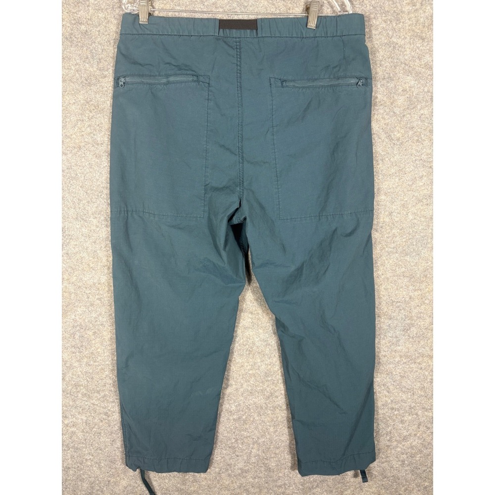 GAP Mens Belted Utility Hiking Cropped Pants Indigo‎ Slate Size L Relaxed Fit - Picture 8 of 9